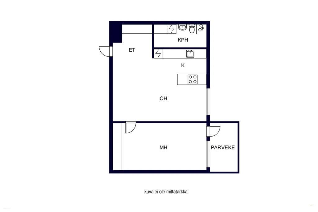 Plaan - Modern Flat with Balcony in Turku