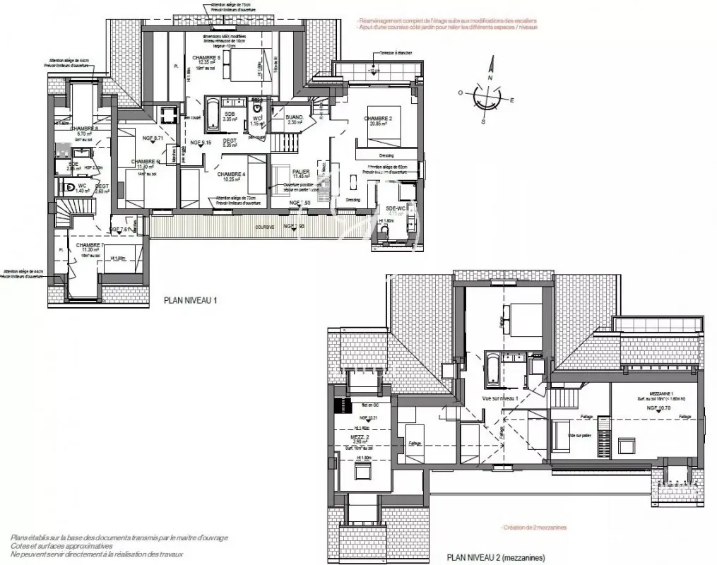 Plan - Villa Rénovée Face à la Mer avec Piscine au Croisic