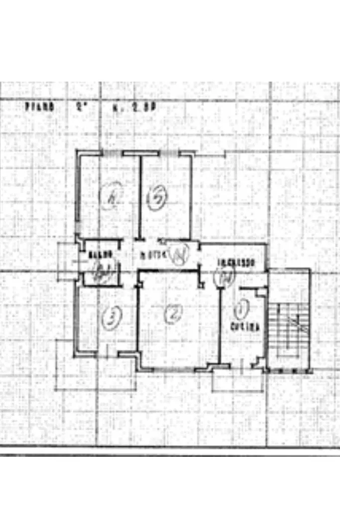 Plan - Apartment with Balconies in Schio