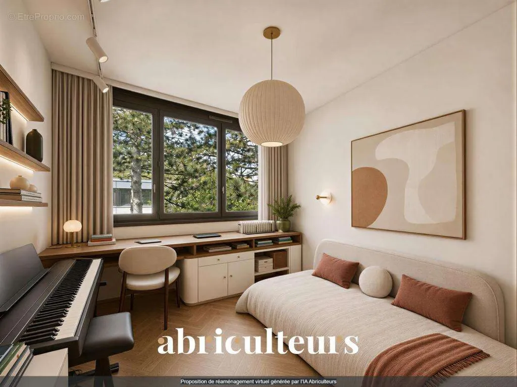 Camere da letto - Penthouse Apartment with Panoramic View in Garches