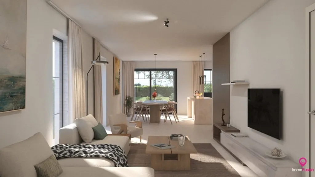 Séjour - Maison à Vendre avec Bureau Séparé à Beverlo