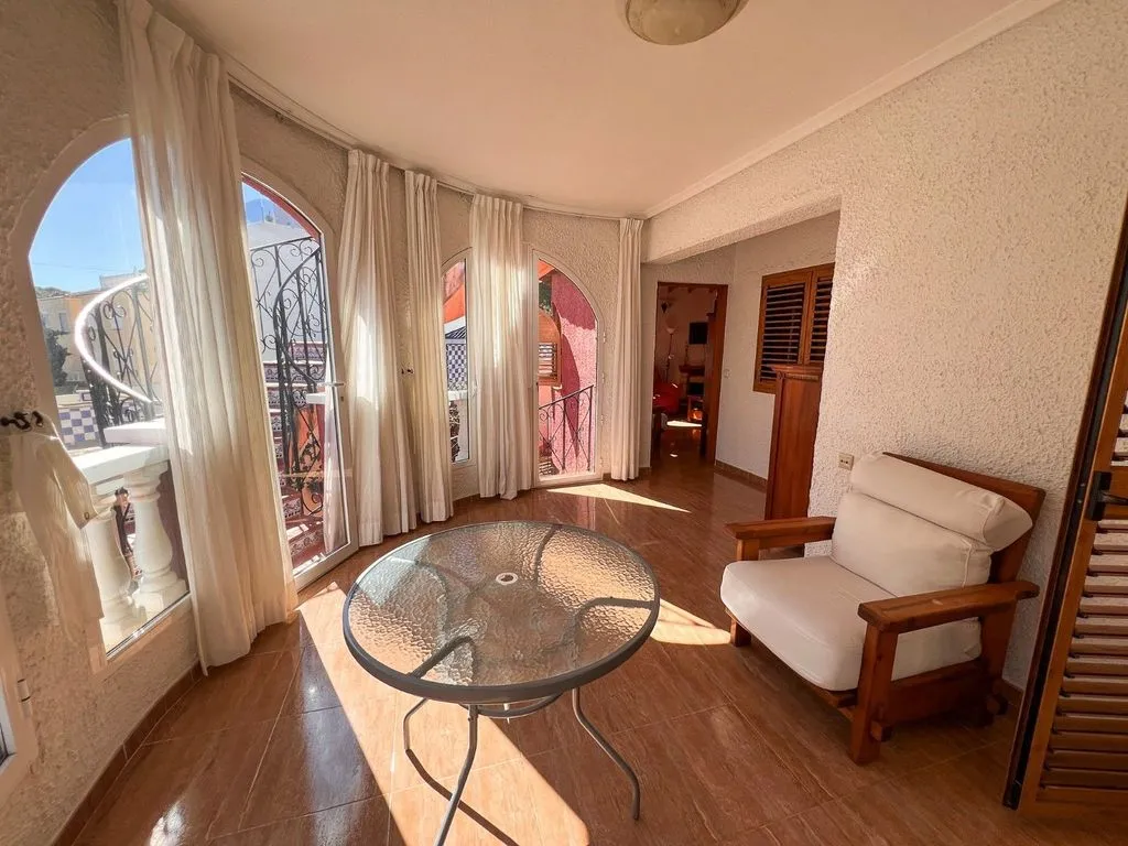 Balcony - Semi-Detached Villa with Pool in Torrevieja