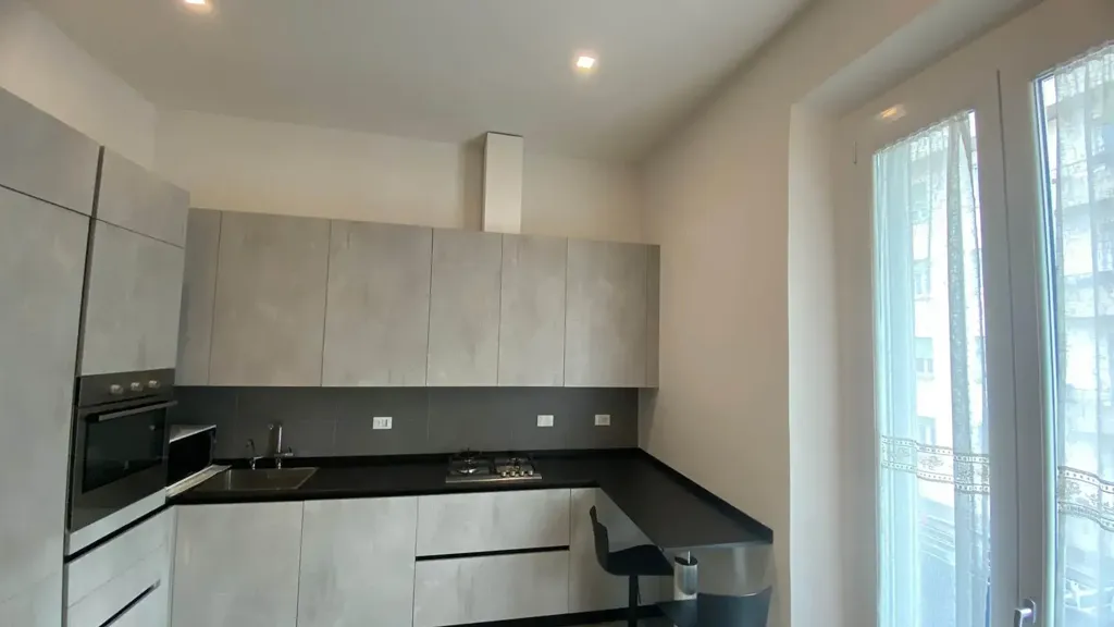 Cucina - Rustic-Style Apartment with Balcony in Florence