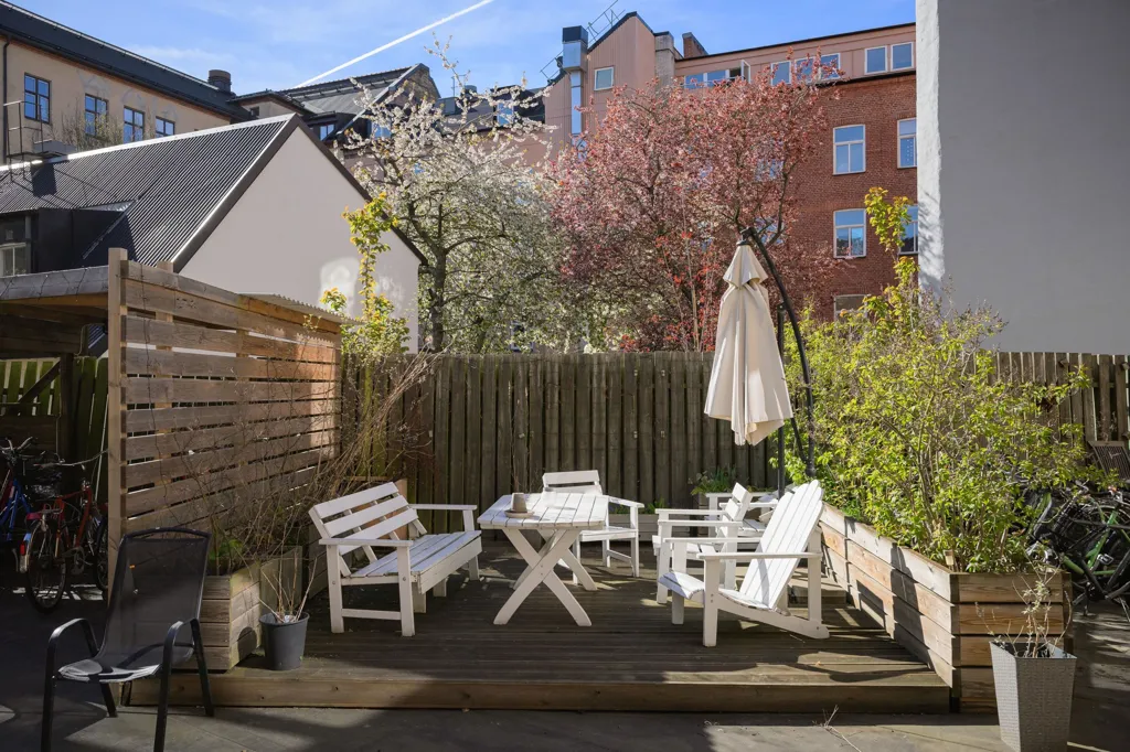 Terrasse - Open-Plan Apartment with Balcony in Malmö