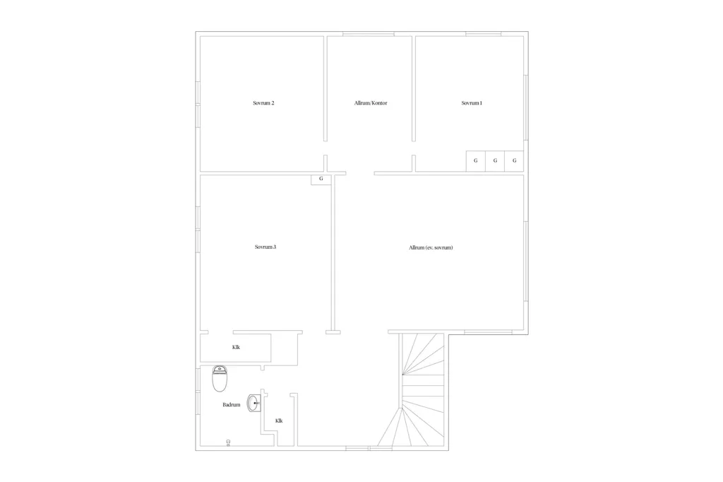 Plan - Villa with Harbour View in Gothenburg