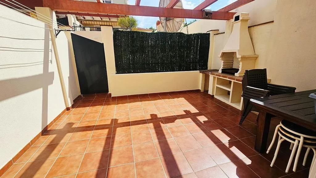 Terrasse - Semi-detached House with Pool in Benalmádena