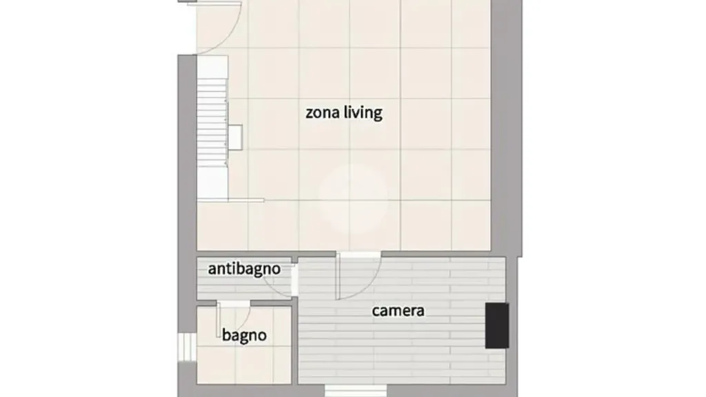 Planimetria - Triplex Apartment with Garden View in Milan