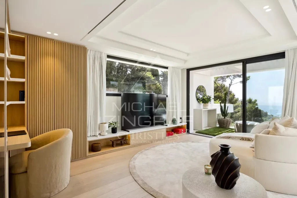 Séjour - Villa de luxe avec vue mer à Cannes
