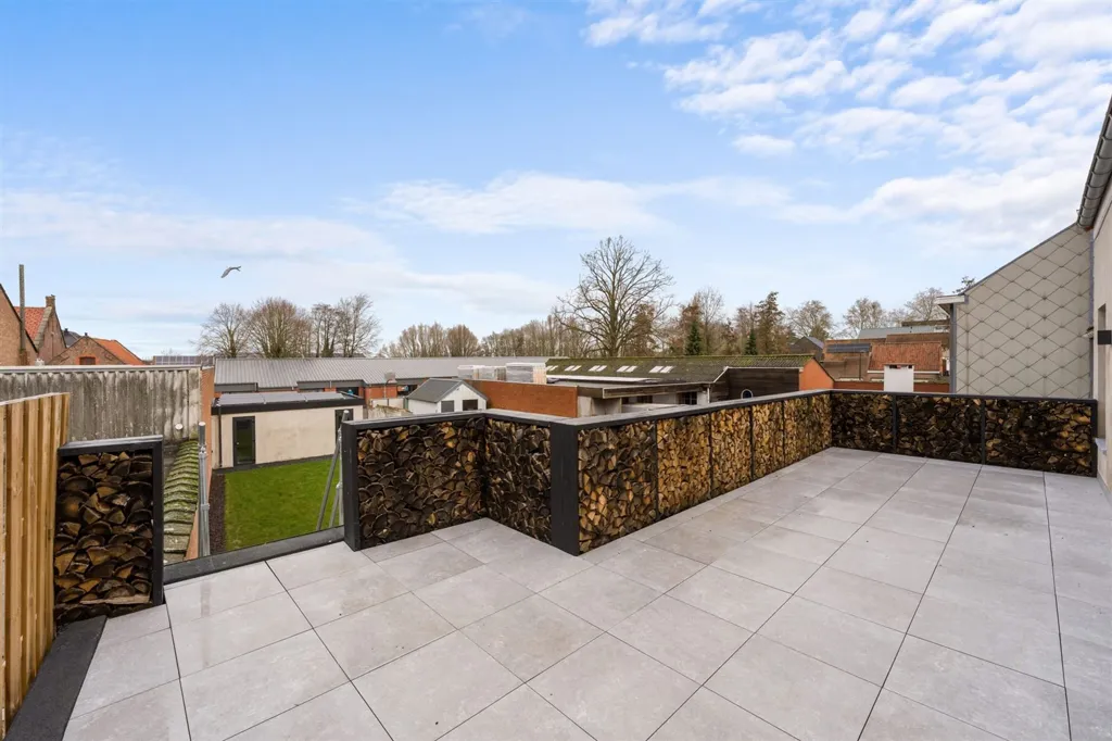Terrasse - Appartement Duplex avec Terrasse à Oostrozebeke
