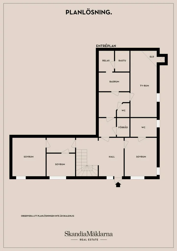 Plan - Two-Storey Villa with Pool in Upplands Väsby