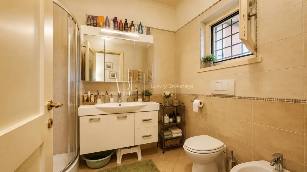 Salles de bain - Twin Villa with Private Garden in Formello