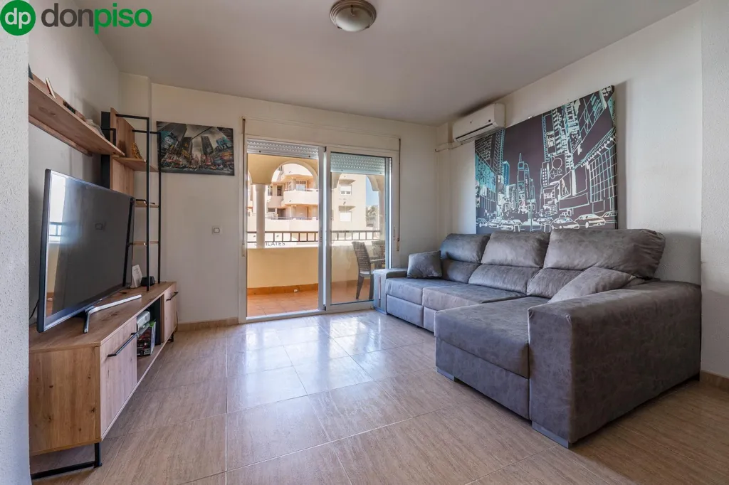 Living Room - First Floor Apartment with Balcony in Almerimar