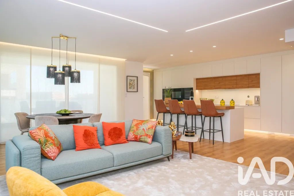 Séjour - T2 Apartment with River View in Alverca