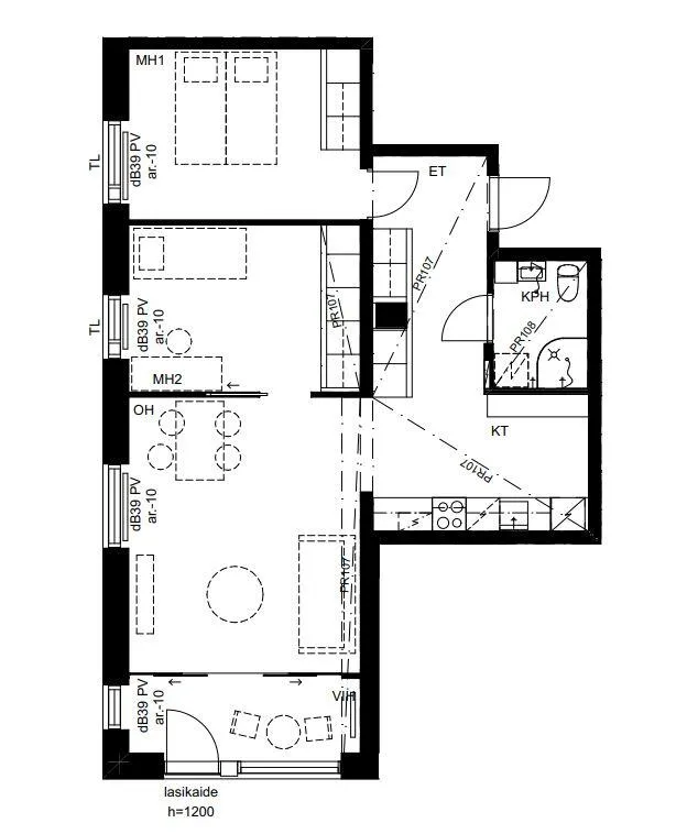 Plaan - Modern Flat with Conservatory in Aurinkolahti