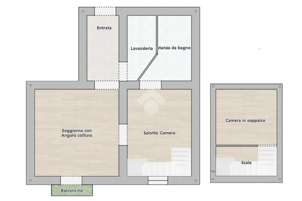 Plan - Restored 2-Bedroom Apartment in Naples