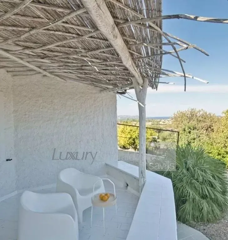 Terrace - Luxury Villa with Sea View in San Teodoro