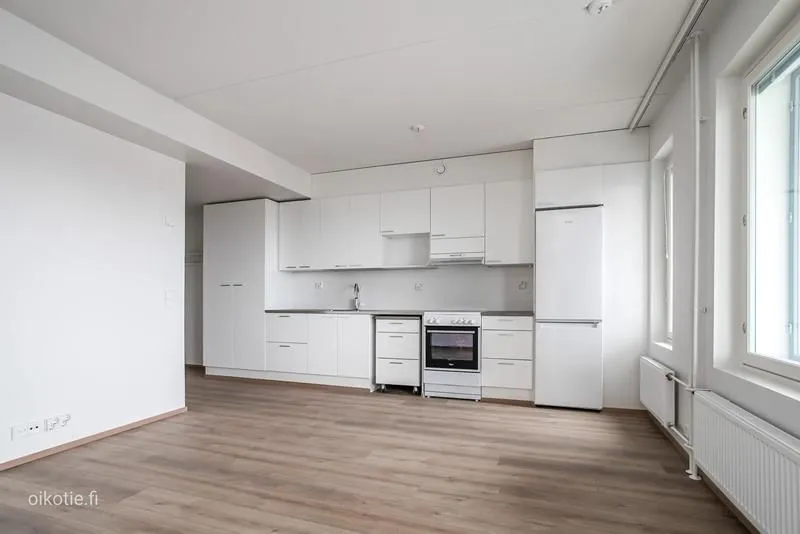 Köök - Modern Apartment with Balcony in Tiistilä, Espoo