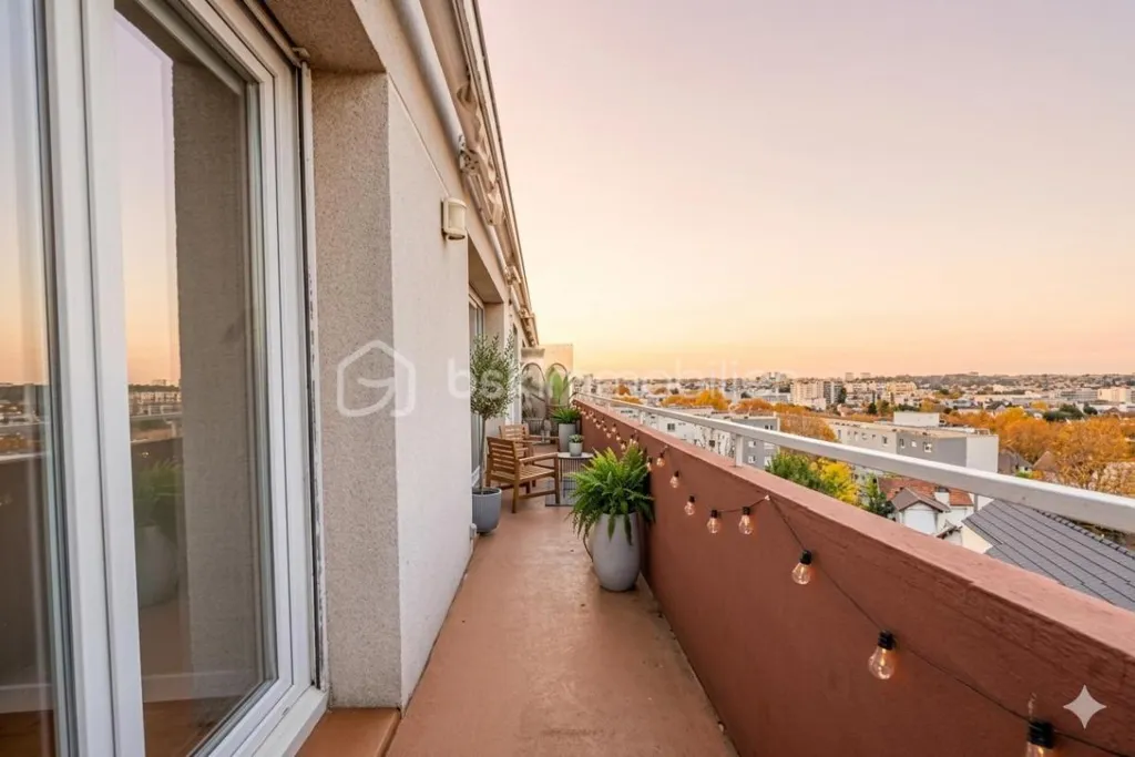 Balcon - Appartement T4 Plein Sud au Dernier Étage à Paris
