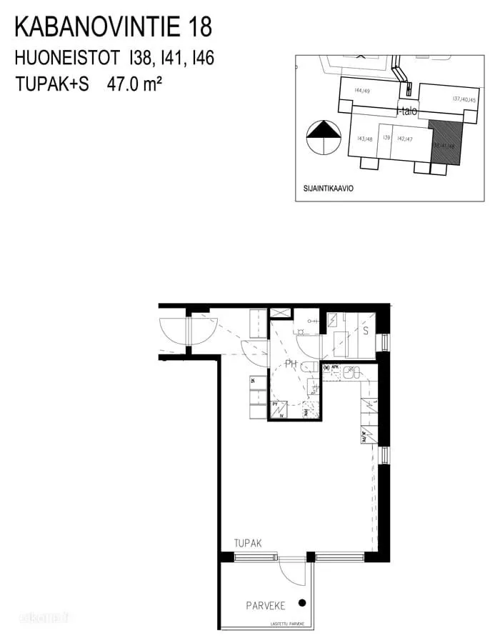 Plaan - Flat with Sauna in Kantvik