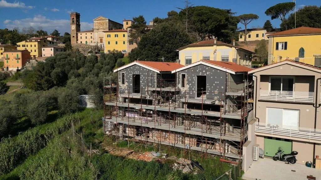 Vue aérienne - Luxury Villa with Panoramic Views in Crespina Lorenzana
