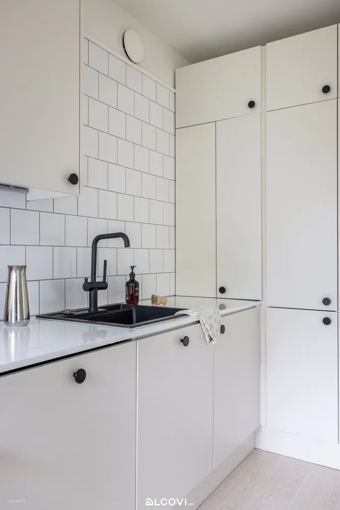 Köök - Modern Apartment with Sea View in Kannelmäki