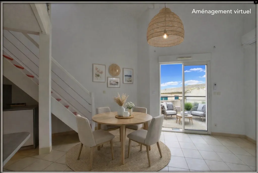 Söögituba - Pézenas Penthouse Flat with Mezzanine