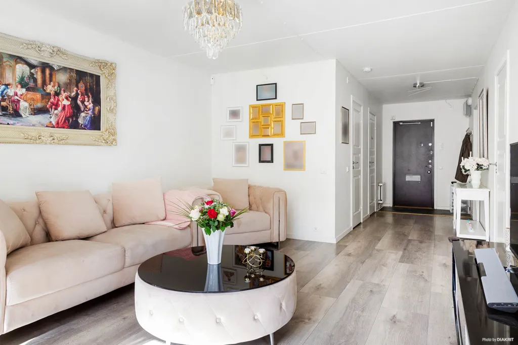Séjour - Charming Apartment with Sunny Terrace in Kista