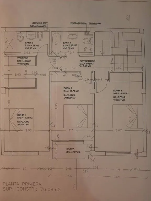 Plan - Chalet with Terrace in Marquès de la Fontsanta