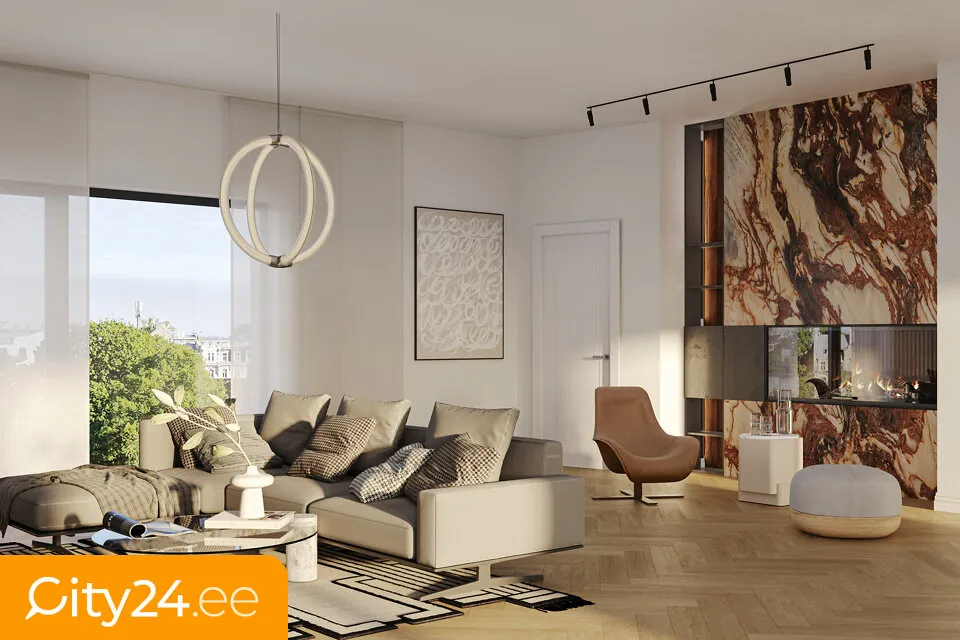 Appartement 4 pièces à Rīga