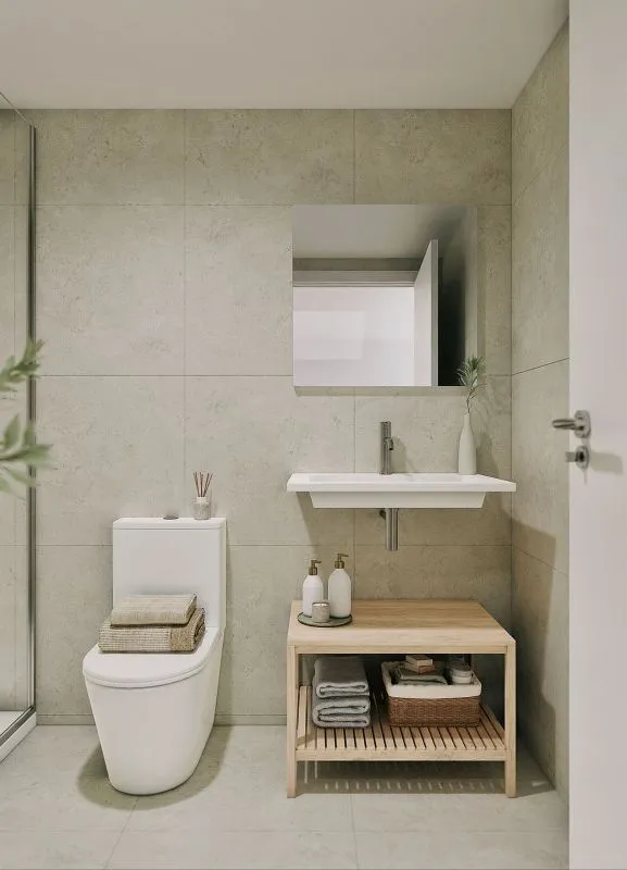 Bathrooms - New Flat with Pool in Sagunto