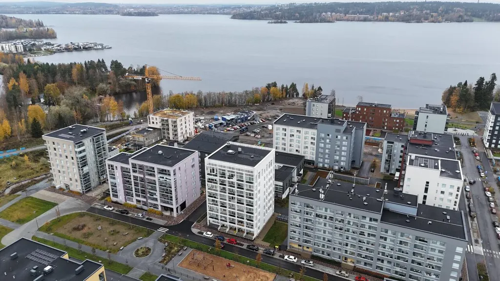 Õhuvaade - Compact Apartment with Balcony in Tampere