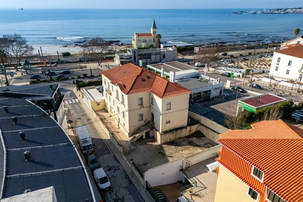 Aerial - Waterfront House with Sea View in Estoril