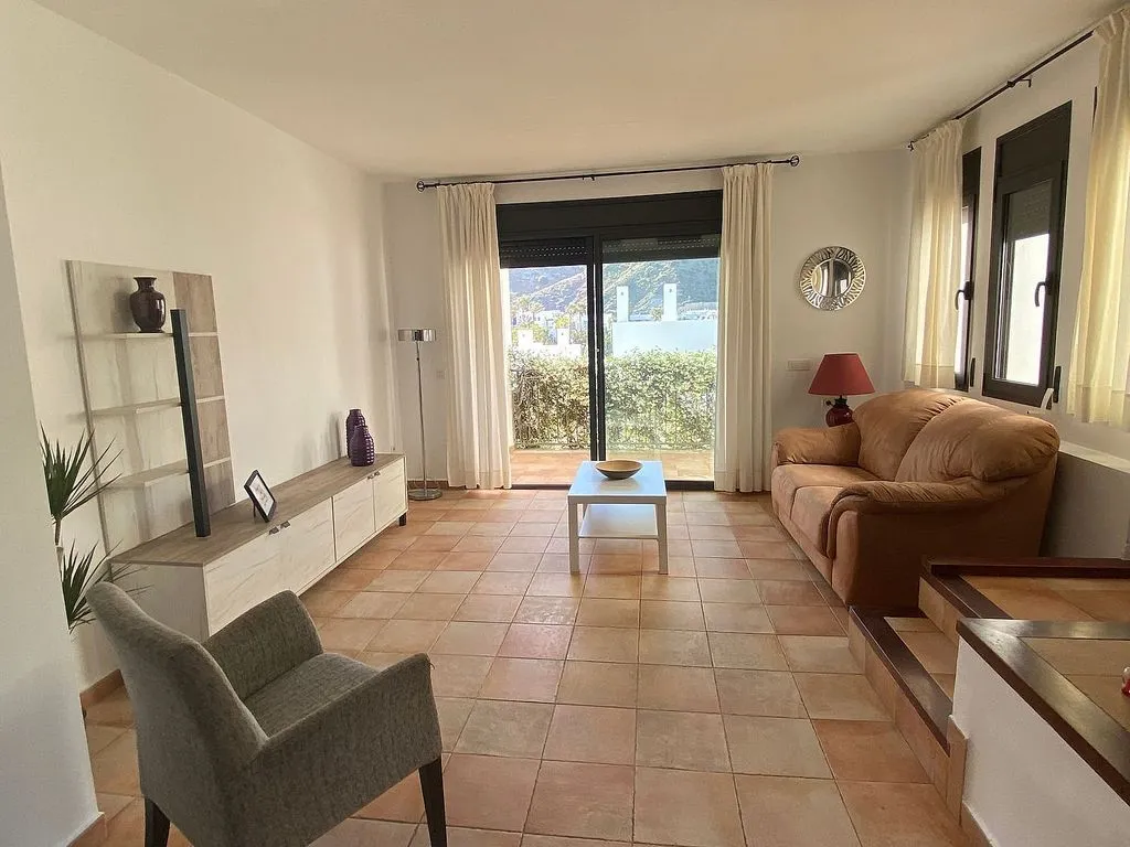 Living Room - Semi-detached House with Pool in Macenas