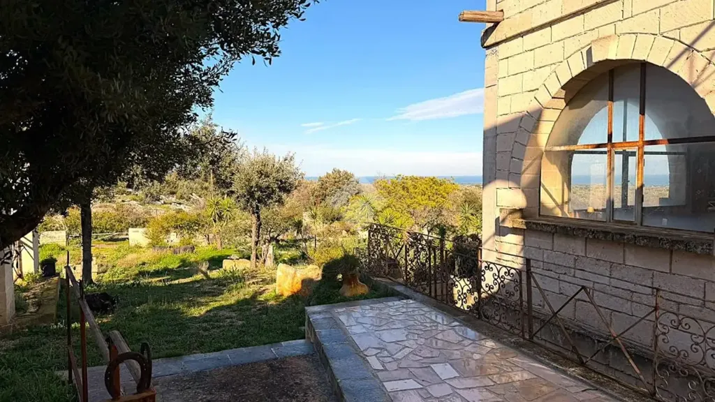Terrasse - Villa with Sea View in Carovigno