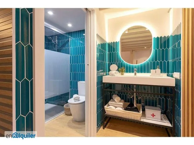Salles de bain - Loft with Air Conditioning in Seville's Old Town