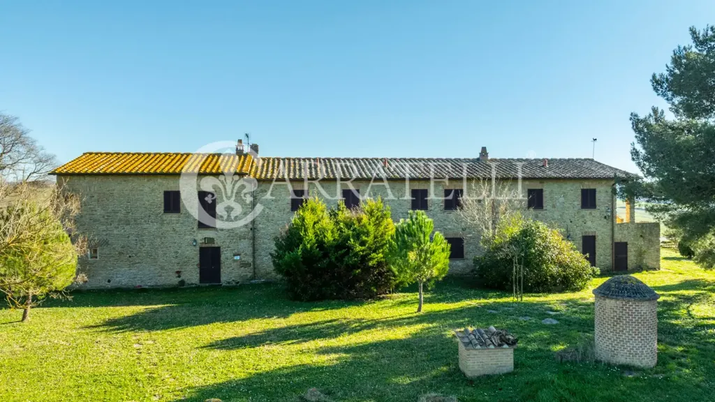 Õhuvaade - Rustic Farmhouse with Pool near Volterra