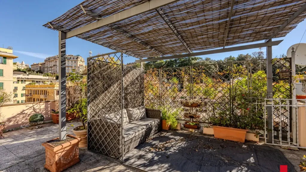 Terrasse - Charming Apartment with City View in Genoa
