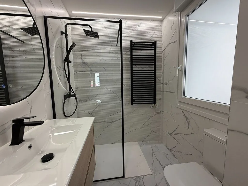 Salles de bain - Reformed Apartment with Terrace in Logroño Centre