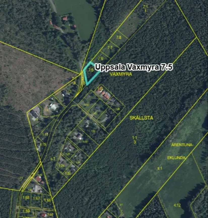 Vue aérienne - Spacious Plot with Natural Setting in Vaxmyra