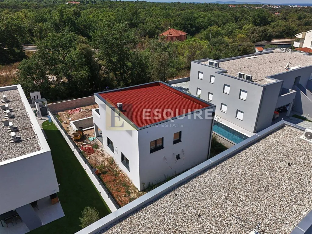Vista aerea - Luxury Villa with Heated Pool in Zaton, Nin