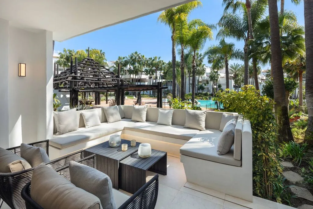 Terrasse - Luxury Apartment with Pool in Marbella