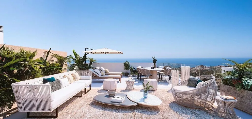 Terrass - Apartment with Pool and Terrace in Benalmádena
