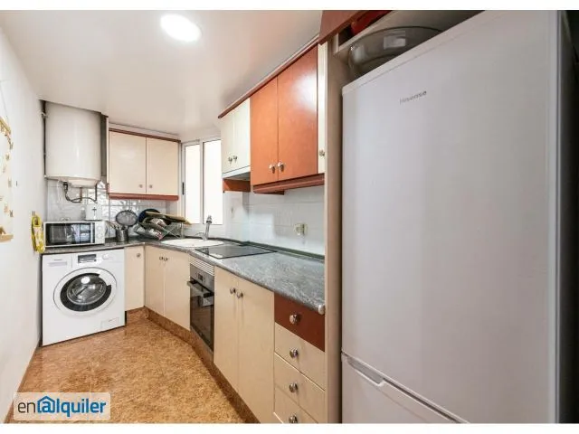 Cuisine - Twin-Balcony Apartment in L'Eixample