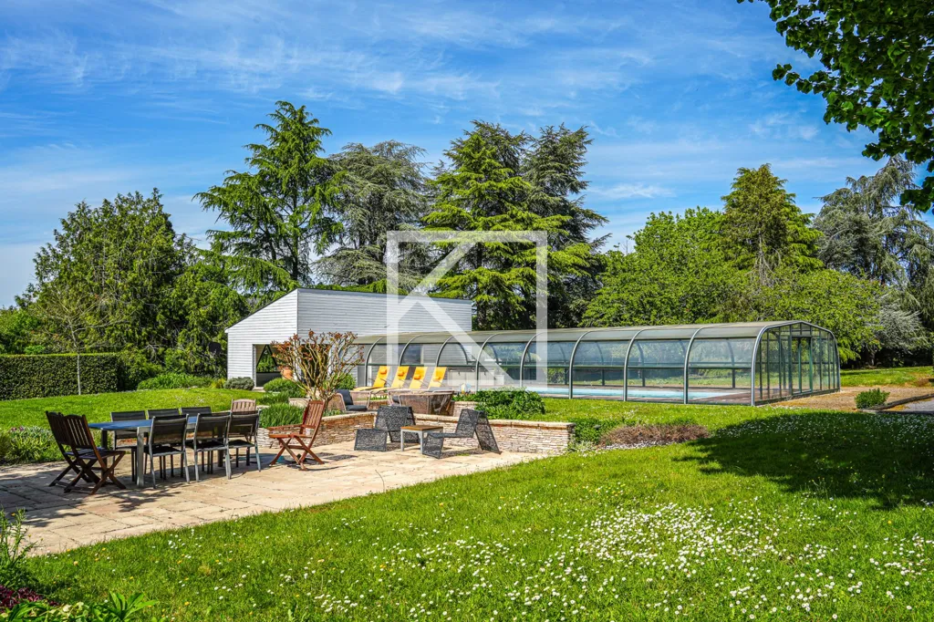 Jardin - Hôtel Particulier XIXe avec Piscine à Angers