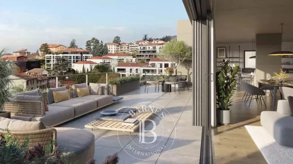 Terrasse - Appartement Neuf avec Balcon à Saint-Didier-au-Mont-d'Or