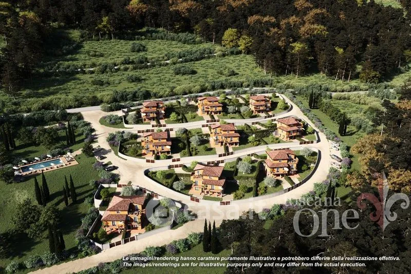 Vista aerea - Appartamento con giardino e terrazza a Trecchina