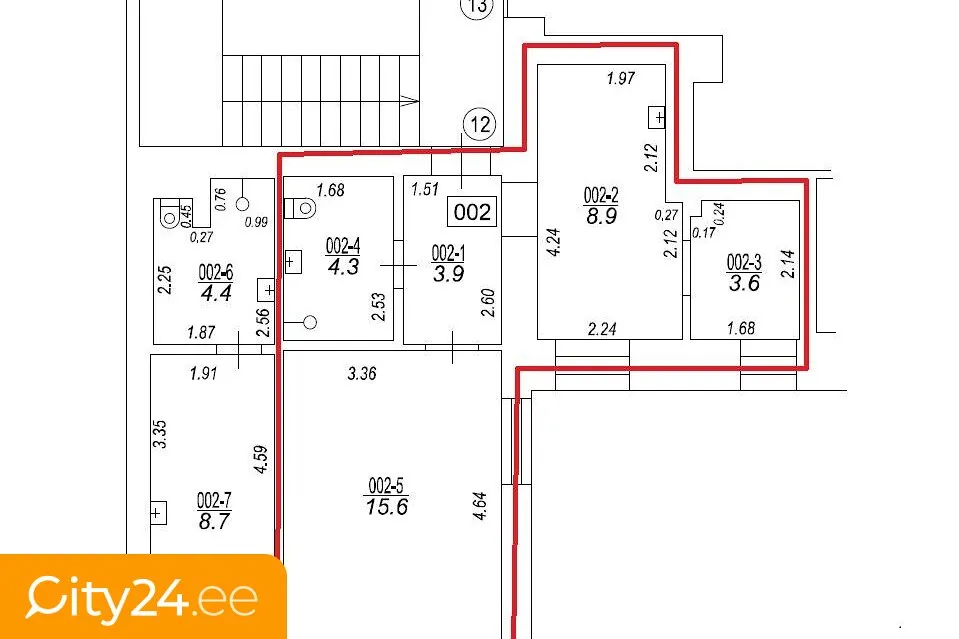 Plan - Apartment with City Centre Location in Riga