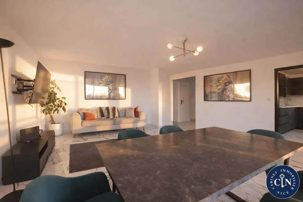 Salle à manger - Appartement avec Vue Mer à Nice Ouest
