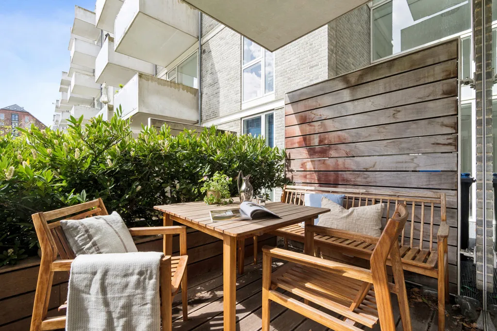Terrass - Apartment with Garden Access in Copenhagen S