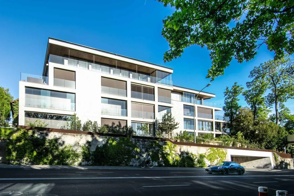 Exterior - New Attic Flat with Panoramic View in Vésenaz